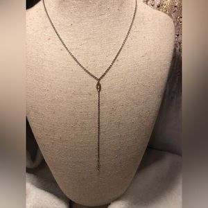 Waxing Poetic Necklace silver with gold tone accent